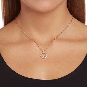 Swarovski Crystal Pavé.Creativity pendant - Rose Gold